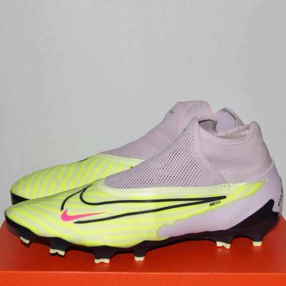 Nike Phantom GX Pro DF FG Soccer Cleats Mens 13 Barely Volt Gridiron main image 5